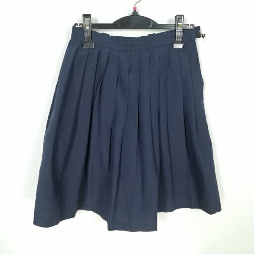 スクールスカート 夏物 w63-丈53 紺 中学 高校 プリーツ 学生服 制服 女子 中古 HK4030 スクールスカート 夏物 w63-丈53 紺 中学 高校 プリーツ 学生服 制服 女子 中古 HK4030