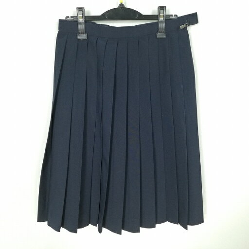 スクールスカート 夏物 w69-丈64 紺 中学 高校 プリーツ 学生服 制服 女子 中古 HK4126 スクールスカート 夏物 w69-丈64 紺 中学 高校 プリーツ 学生服 制服 女子 中古 HK4126
