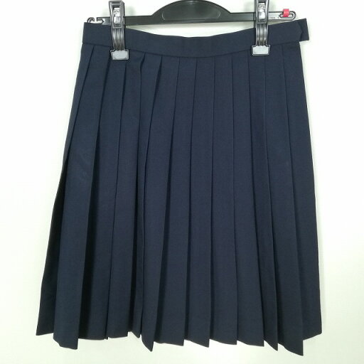 スクールスカート 冬物 w63-丈55 紺 中学 高校 プリーツ 学生服 制服 女子 中古 HK5090 スクールスカート 冬物 w63-丈55 紺 中学 高校 プリーツ 学生服 制服 女子 中古 HK5090