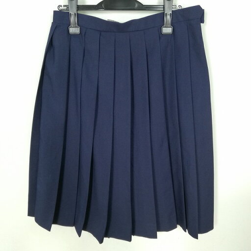 スクールスカート 大きいサイズ 夏物 w75-丈65 紺 中学 高校 プリーツ 学生服 制服 女子 中古 HK5103 スクールスカート 大きいサイズ 夏物 w75-丈65 紺 中学 高校 プリーツ 学生服 制服 女子 中古 HK5103