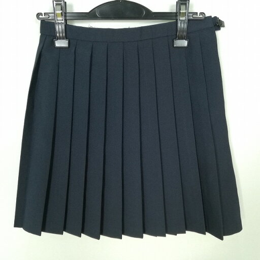 スクールスカート 夏物 w63-丈45 紺 中学 高校 ミニ丈 プリーツ 学生服 制服 女子 中古 HK5120 スクールスカート 夏物 w63-丈45 紺 中学 高校 ミニ丈 プリーツ 学生服 制服 女子 中古 HK5120