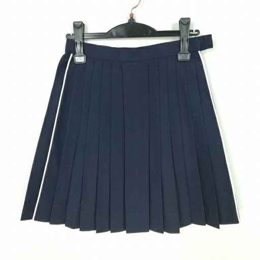 スクールスカート 夏物 w60-丈45 紺 中学 高校 ミニ丈 プリーツ 学生服 制服 女子 中古 HK5139 スクールスカート 夏物 w60-丈45 紺 中学 高校 ミニ丈 プリーツ 学生服 制服 女子 中古 HK5139