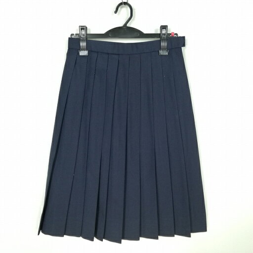 スクールスカート 夏物 w63-丈62 紺 埼玉伊奈学園中学 プリーツ 学生服 制服 女子 中古 HK5146 スクールスカート 夏物 w63-丈62 紺 埼玉伊奈学園中学 プリーツ 学生服 制服 女子 中古 HK5146