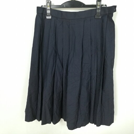 スクールスカート 冬物 w69-丈58 紺 中学 高校 プリーツ 学生服 制服 女子 中古 HK5747 スクールスカート 冬物 w69-丈58 紺 中学 高校 プリーツ 学生服 制服 女子 中古 HK5747