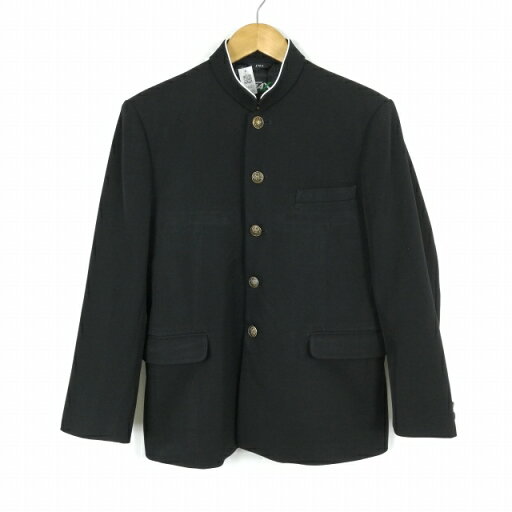 学生服 学ラン 170A 男子 トンボ 上着 丸洗い可 ウール混 標準型学生服 ラウンドカラー カシドス 黒 中古 ランクC a3 JJ6625 学生服 学ラン 170A 男子 トンボ 上着 丸洗い可 ウール混 標準型学生服 ラウンドカラー カシドス 黒 中古 ランクC a3 JJ6625