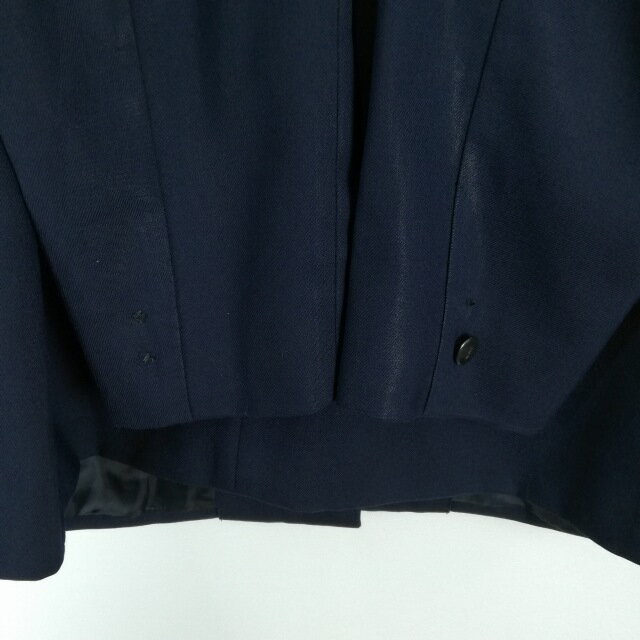 イートン 上着 170A 冬物 女子 学生服 中学 高校 紺 制服 中古 ランクC EY8984