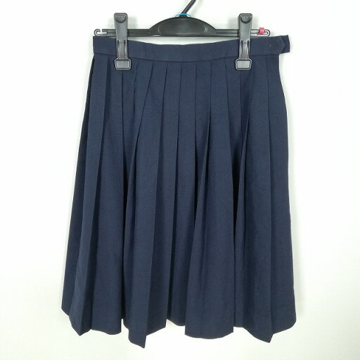 スクールスカート 冬物 w63-丈58 紺 中学 高校 プリーツ 学生服 制服 女子 中古 HK3575 スクールスカート 冬物 w63-丈58 紺 中学 高校 プリーツ 学生服 制服 女子 中古 HK3575