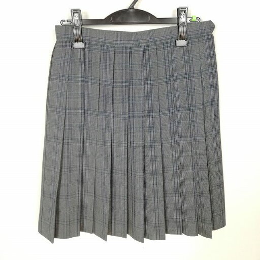 スクールスカート 夏物 w66-丈57 チェック 中学 高校 プリーツ 学生服 制服 女子 中古 HK5890 スクールスカート 夏物 w66-丈57 チェック 中学 高校 プリーツ 学生服 制服 女子 中古 HK5890