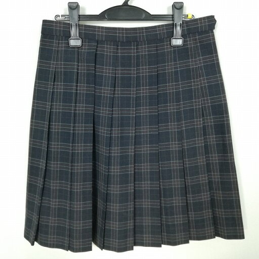 スクールスカート 夏物 w69-丈55 チェック 中学 高校 プリーツ 学生服 制服 女子 中古 HK7524 スクールスカート 夏物 w69-丈55 チェック 中学 高校 プリーツ 学生服 制服 女子 中古 HK7524