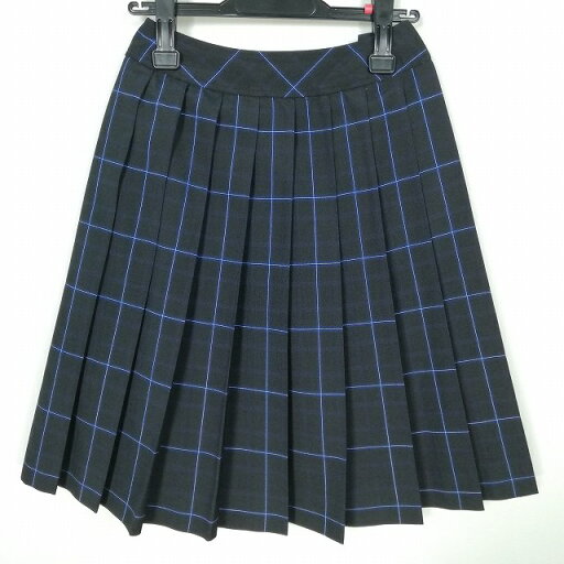 スクールスカート 夏物 w63-丈56 チェック 中学 高校 プリーツ 学生服 制服 女子 中古 HK7535 スクールスカート 夏物 w63-丈56 チェック 中学 高校 プリーツ 学生服 制服 女子 中古 HK7535
