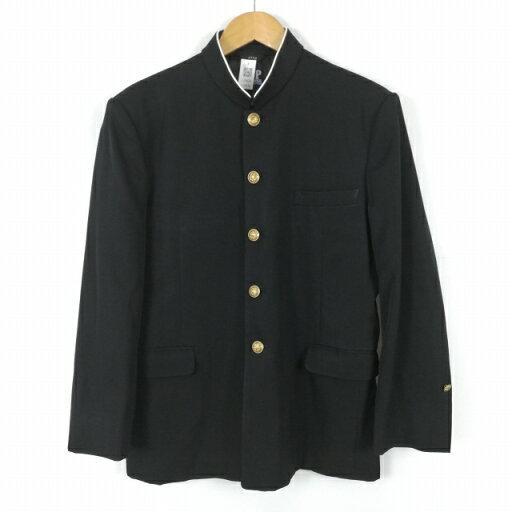 学生服 学ラン 175A 男子 トンボ NBP 上着 丸洗い可 ウール混 標準型学生服 ラウンドカラー カシドス 黒 中古 ランクC a3 JJ6616 学生服 学ラン 175A 男子 トンボ NBP 上着 丸洗い可 ウール混 標準型学生服 ラウンドカラー カシドス 黒 中古 ランクC a3 JJ6616