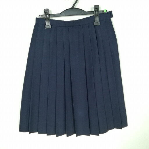 スクールスカート 夏物 w66-丈59 紺 中学 高校 プリーツ 学生服 制服 女子 中古 HK5248 スクールスカート 夏物 w66-丈59 紺 中学 高校 プリーツ 学生服 制服 女子 中古 HK5248