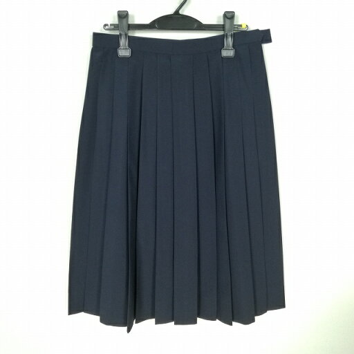 スクールスカート 夏物 w69-丈68 紺 中学 高校 プリーツ 学生服 制服 女子 中古 HK5249 スクールスカート 夏物 w69-丈68 紺 中学 高校 プリーツ 学生服 制服 女子 中古 HK5249