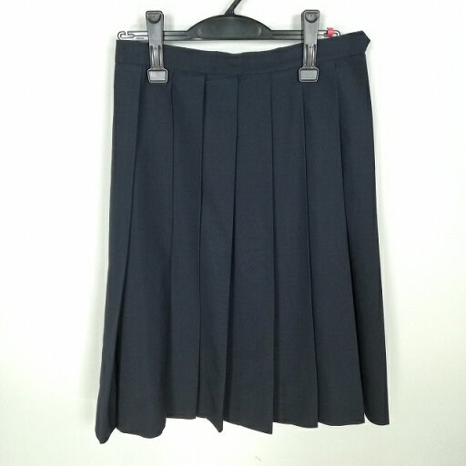 スクールスカート 夏物 w63-丈63 紺 中学 高校 プリーツ 学生服 制服 女子 中古 HK7635 スクールスカート 夏物 w63-丈63 紺 中学 高校 プリーツ 学生服 制服 女子 中古 HK7635