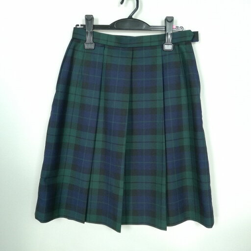 スクールスカート 大きいサイズ 冬物 w72-丈59 チェック 中学 高校 プリーツ 学生服 制服 女子 中古 HK9987 スクールスカート 大きいサイズ 冬物 w72-丈59 チェック 中学 高校 プリーツ 学生服 制服 女子 中古 HK9987