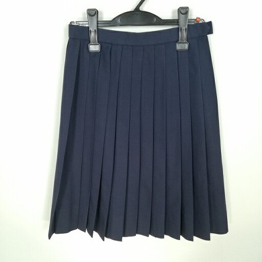 スクールスカート 冬物 w60-丈58 紺 中学 高校 プリーツ 学生服 制服 女子 中古 HK7648 スクールスカート 冬物 w60-丈58 紺 中学 高校 プリーツ 学生服 制服 女子 中古 HK7648