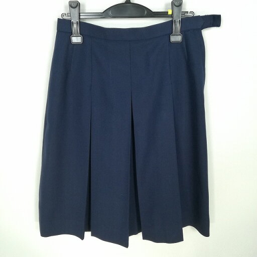 スクールスカート 冬物 w69-丈58 紺 中学 高校 プリーツ 学生服 制服 女子 中古 HK7651 スクールスカート 冬物 w69-丈58 紺 中学 高校 プリーツ 学生服 制服 女子 中古 HK7651