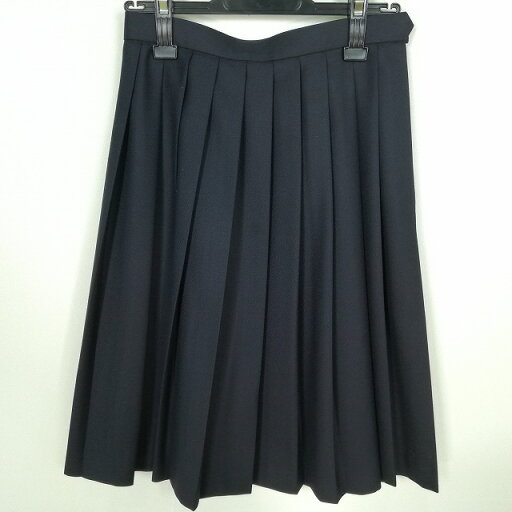 スクールスカート 冬物 w63-丈60 紺 中学 高校 プリーツ 学生服 制服 女子 中古 HK7703 スクールスカート 冬物 w63-丈60 紺 中学 高校 プリーツ 学生服 制服 女子 中古 HK7703