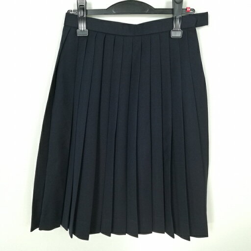 スクールスカート 冬物 w63-丈59 紺 中学 高校 プリーツ 学生服 制服 女子 中古 HK7711 スクールスカート 冬物 w63-丈59 紺 中学 高校 プリーツ 学生服 制服 女子 中古 HK7711