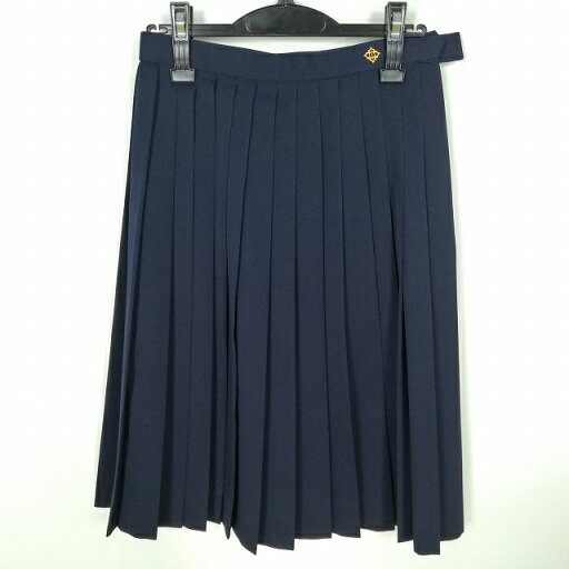 スクールスカート 冬物 w63-丈63 紺 中学 高校 プリーツ 学生服 制服 女子 中古 HK7712 スクールスカート 冬物 w63-丈63 紺 中学 高校 プリーツ 学生服 制服 女子 中古 HK7712