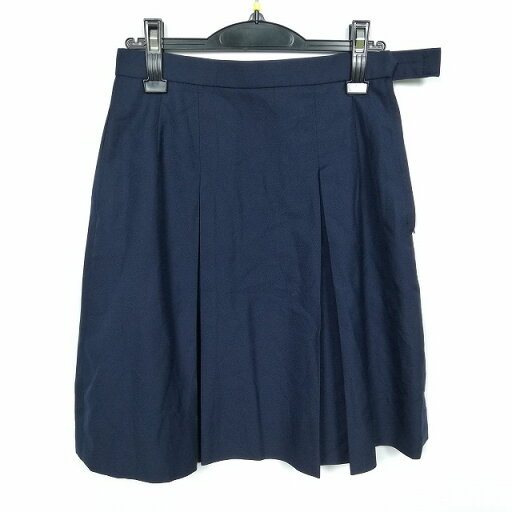 スクールスカート 冬物 w69-丈54 紺 中学 高校 プリーツ 学生服 制服 女子 中古 HK5872 スクールスカート 冬物 w69-丈54 紺 中学 高校 プリーツ 学生服 制服 女子 中古 HK5872