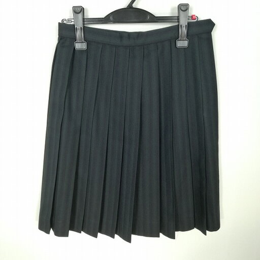 スクールスカート 冬物 w63-丈56 ストライプ 中学 高校 プリーツ 学生服 制服 女子 中古 HK9483 スクールスカート 冬物 w63-丈56 ストライプ 中学 高校 プリーツ 学生服 制服 女子 中古 HK9483