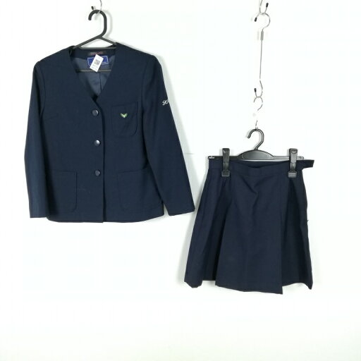 イートン スカート 上下2点セット 150A 冬物 女子 学生服 埼玉蓮田南中学 紺 制服 中古 ランクB NA1714 イートン スカート 上下2点セット 150A 冬物 女子 学生服 埼玉蓮田南中学 紺 制服 中古 ランクB NA1714