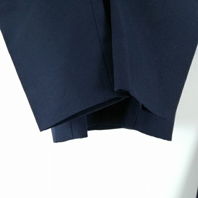 イートン スカート 上下2点セット 160A 冬物 女子 学生服 中学 高校 紺 制服 中古 ランクC EY1609