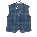 ベスト 上着 冬物 女子 学生服 中学 高校 制服 中古 ランクB EY6672