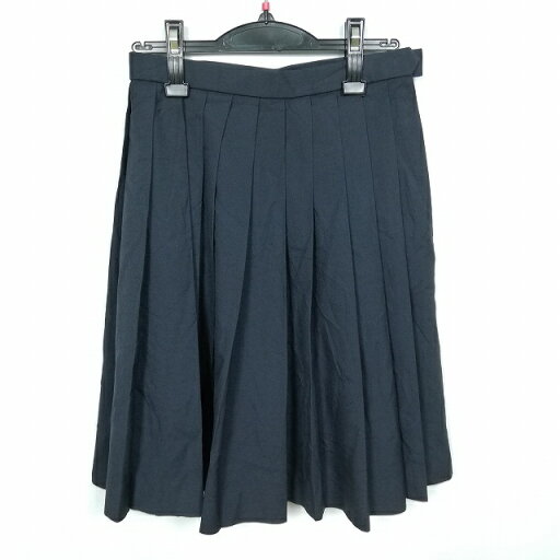 スクールスカート 冬物 w63-丈58 紺 静岡吉原第一中学 プリーツ 学生服 制服 女子 中古 HK5877 スクールスカート 冬物 w63-丈58 紺 静岡吉原第一中学 プリーツ 学生服 制服 女子 中古 HK5877