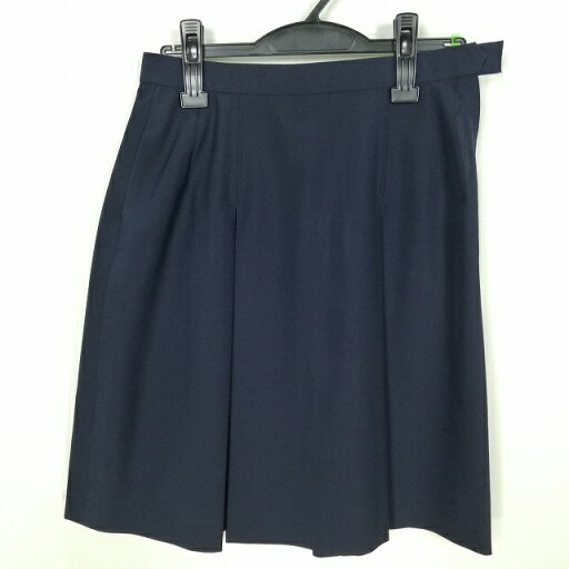 スクールスカート 夏物 w66-丈54 紺 中学 高校 プリーツ 学生服 制服 女子 中古 HK8713 スクールスカート 夏物 w66-丈54 紺 中学 高校 プリーツ 学生服 制服 女子 中古 HK8713
