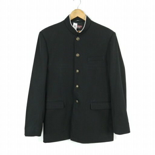 学生服 学ラン 180A 男子 上着 丸洗い可 ウール混 標準型学生服 ラウンドカラー カシドス 黒 中古 ランクC a3 JJ6630 学生服 学ラン 180A 男子 上着 丸洗い可 ウール混 標準型学生服 ラウンドカラー カシドス 黒 中古 ランクC a3 JJ6630