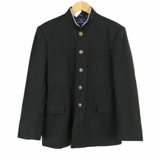 学生服 学ラン 180A 男子 トンボ 上着 丸洗い可 標準型学生服 ラウンドカラー カシドス 黒 中古 ランクC a3 JJ6631 学生服 学ラン 180A 男子 トンボ 上着 丸洗い可 標準型学生服 ラウンドカラー カシドス 黒 中古 ランクC a3 JJ6631