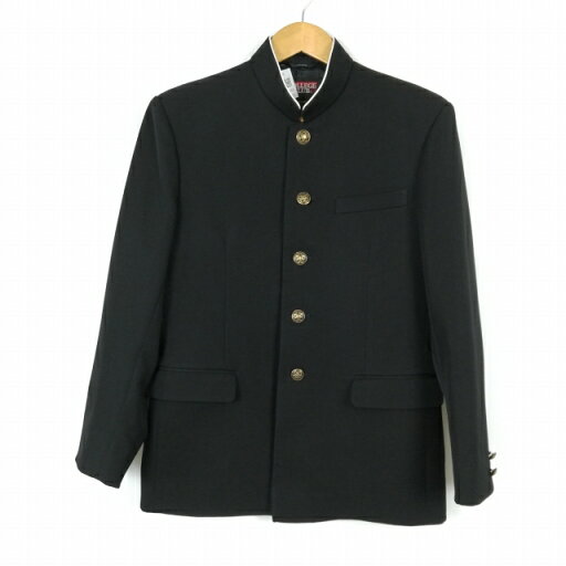 学生服 学ラン 170A 男子 上着 丸洗い可 ウール混 ラウンドカラー カシドス 黒 中古 ランクB a3 JJ6643 学生服 学ラン 170A 男子 上着 丸洗い可 ウール混 ラウンドカラー カシドス 黒 中古 ランクB a3 JJ6643