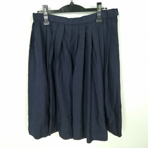 スクールスカート 大きいサイズ 冬物 w75-丈61 紺 中学 高校 プリーツ 学生服 制服 女子 中古 HK5968 スクールスカート 大きいサイズ 冬物 w75-丈61 紺 中学 高校 プリーツ 学生服 制服 女子 中古 HK5968