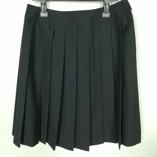 スクールスカート 冬物 w66-丈57 ストライプ 中学 高校 プリーツ 学生服 制服 女子 中古 HK8367 スクールスカート 冬物 w66-丈57 ストライプ 中学 高校 プリーツ 学生服 制服 女子 中古 HK8367