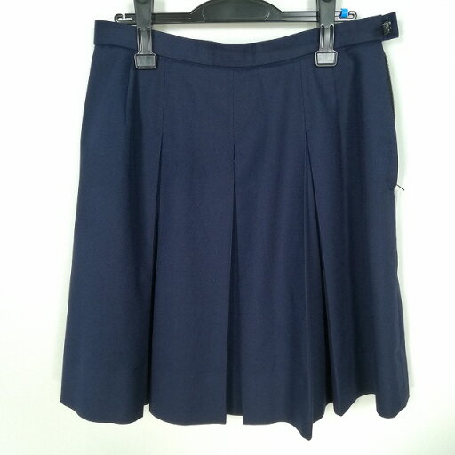 スクールスカート 大きいサイズ 冬物 w78-丈53 紺 中学 高校 プリーツ 学生服 制服 女子 中古 HK8460 スクールスカート 大きいサイズ 冬物 w78-丈53 紺 中学 高校 プリーツ 学生服 制服 女子 中古 HK8460