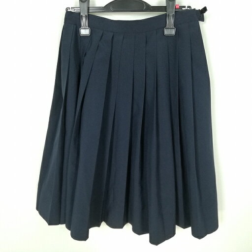 スクールスカート 夏物 w63-丈59 紺 中学 高校 プリーツ 学生服 制服 女子 中古 HK8728 スクールスカート 夏物 w63-丈59 紺 中学 高校 プリーツ 学生服 制服 女子 中古 HK8728