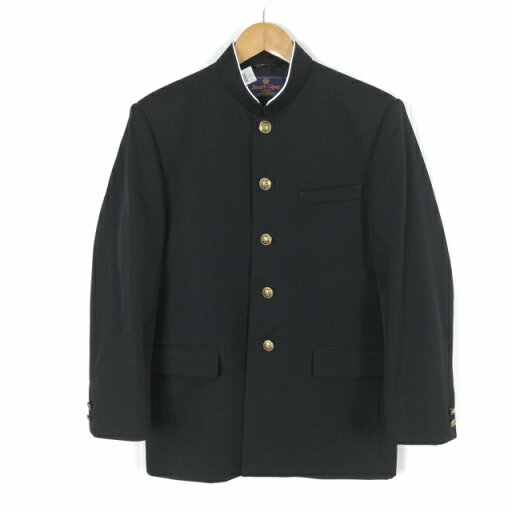 学生服 学ラン 170A 男子 上着 丸洗い可 ウール混 ラウンドカラー カシドス 黒 中古 ランクC a3 JJ6655 学生服 学ラン 170A 男子 上着 丸洗い可 ウール混 ラウンドカラー カシドス 黒 中古 ランクC a3 JJ6655