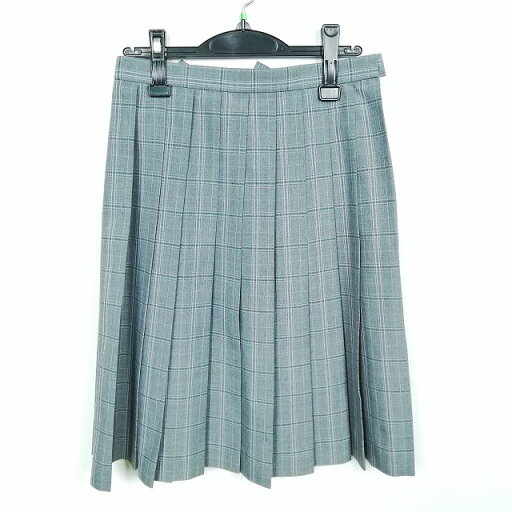 スクールスカート 夏物 w66-丈60 チェック 栃木宇都宮旭中学 プリーツ 学生服 制服 女子 中古 HK2466 スクールスカート 夏物 w66-丈60 チェック 栃木宇都宮旭中学 プリーツ 学生服 制服 女子 中古 HK2466
