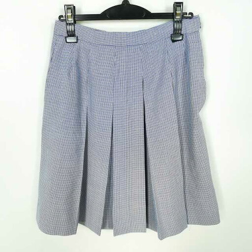 スクールスカート 夏物 w69-丈52 チェック 中学 高校 プリーツ 学生服 制服 女子 中古 HK6015 スクールスカート 夏物 w69-丈52 チェック 中学 高校 プリーツ 学生服 制服 女子 中古 HK6015