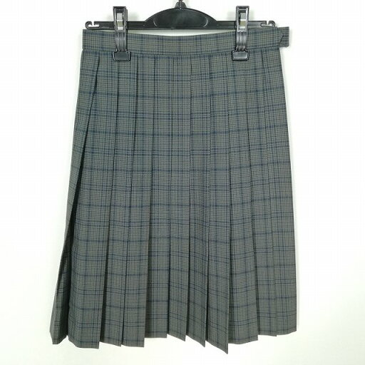 スクールスカート 夏物 w60-丈58 チェック 中学 高校 プリーツ 学生服 制服 女子 中古 HK6032 スクールスカート 夏物 w60-丈58 チェック 中学 高校 プリーツ 学生服 制服 女子 中古 HK6032