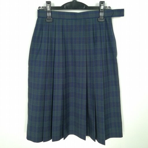 スクールスカート 冬物 w66-丈63 チェック 中学 高校 プリーツ 学生服 制服 女子 中古 HK6053 スクールスカート 冬物 w66-丈63 チェック 中学 高校 プリーツ 学生服 制服 女子 中古 HK6053
