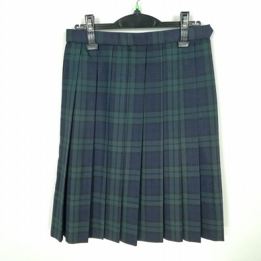スクールスカート 冬物 w66-丈58 チェック 中学 高校 森英恵 プリーツ 学生服 制服 女子 中古 HK6062 スクールスカート 冬物 w66-丈58 チェック 中学 高校 森英恵 プリーツ 学生服 制服 女子 中古 HK6062