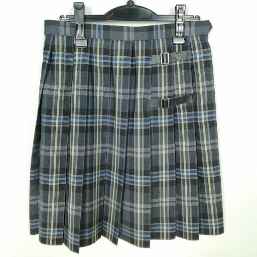 スクールスカート 夏物 w69-丈53 チェック 中学 高校 プリーツ 学生服 制服 女子 中古 HK6065 スクールスカート 夏物 w69-丈53 チェック 中学 高校 プリーツ 学生服 制服 女子 中古 HK6065