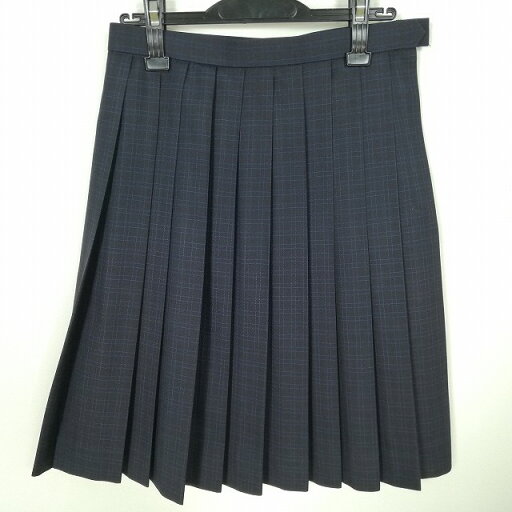 スクールスカート 冬物 w66-丈59 チェック 中学 高校 プリーツ 学生服 制服 女子 中古 HK8373 スクールスカート 冬物 w66-丈59 チェック 中学 高校 プリーツ 学生服 制服 女子 中古 HK8373