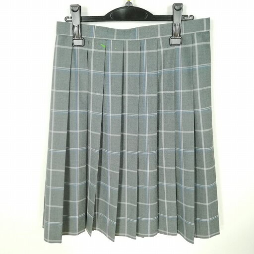 スクールスカート 夏物 w69-丈62 チェック 中学 高校 プリーツ 学生服 制服 女子 中古 HK8787 スクールスカート 夏物 w69-丈62 チェック 中学 高校 プリーツ 学生服 制服 女子 中古 HK8787