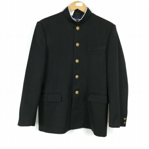 学生服 学ラン 170A 男子 カンコー Dry Wash 上着 丸洗い可 標準型学生服 ラウンドカラー カシドス 黒 中古 ランクC a3 JJ6744 学生服 学ラン 170A 男子 カンコー Dry Wash 上着 丸洗い可 標準型学生服 ラウンドカラー カシドス 黒 中古 ランクC a3 JJ6744