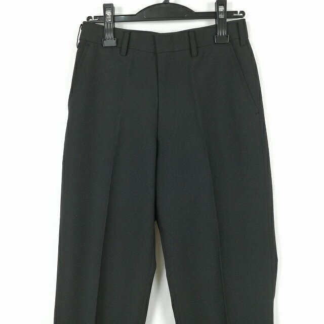 学生ズボン 夏物 W68 男子 学ラン 夏ズボン カシドス ノータック 中古 黒 ランクB a2 PP4604