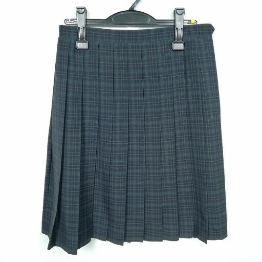 スクールスカート 夏物 w69-丈56 チェック 中学 高校 プリーツ 学生服 制服 女子 中古 HK2517 スクールスカート 夏物 w69-丈56 チェック 中学 高校 プリーツ 学生服 制服 女子 中古 HK2517